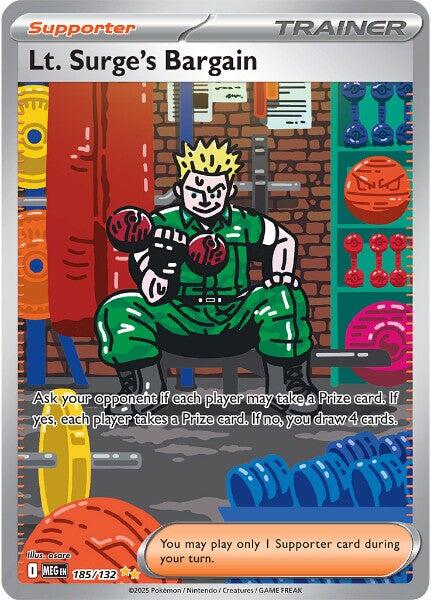 Lt. Surge's Bargain (185/132) [Mega Evolution: Base Set]