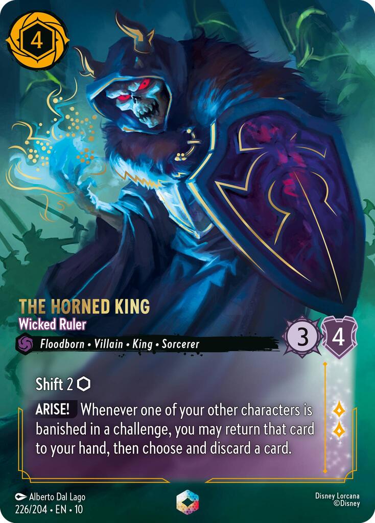 The Horned King - Wicked Ruler (Enchanted) (226/204) [Whispers in the Well]