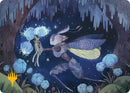 Bitterbloom Bearer Art Card (Gold-Stamped Planeswalker Symbol) [Lorwyn Eclipsed Art Series]