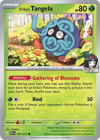 Erika's Tangela (007/217) [Mega Evolution: Ascended Heroes]