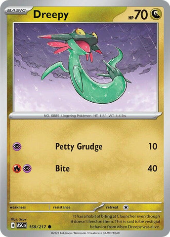 Dreepy (158/217) [Mega Evolution: Ascended Heroes]