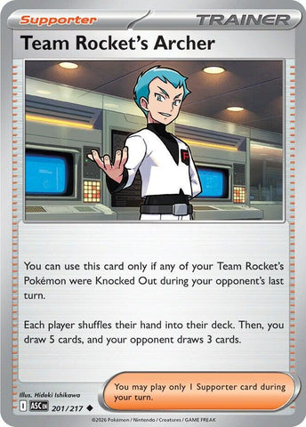 Team Rocket's Archer (201/217) [Mega Evolution: Ascended Heroes]