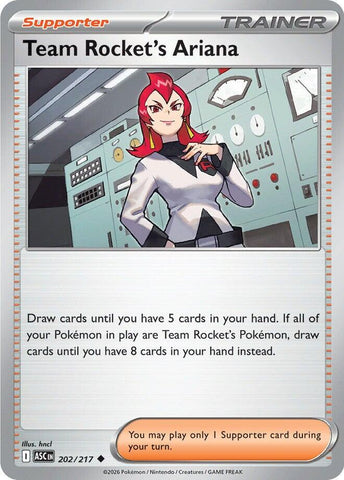 Team Rocket's Ariana (202/217) [Mega Evolution: Ascended Heroes]