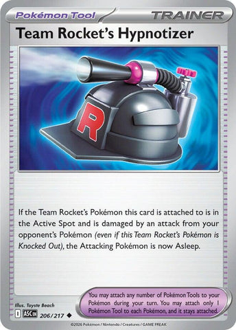 Team Rocket's Hypnotizer (206/217) [Mega Evolution: Ascended Heroes]