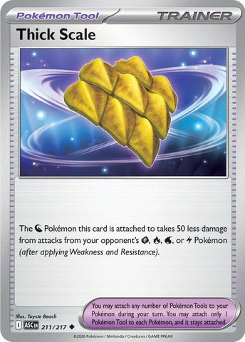 Thick Scale (211/217) [Mega Evolution: Ascended Heroes]