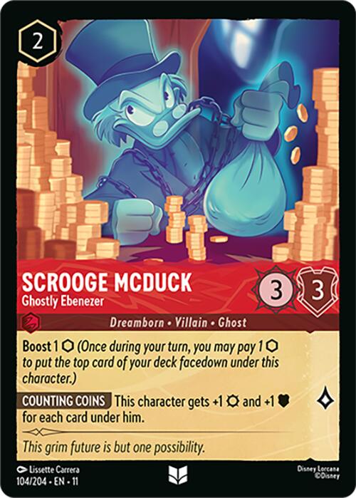 Scrooge McDuck - Ghostly Ebenezer (104/204) [Winterspell]