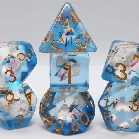 Kite & Clouds RPG Dice Set