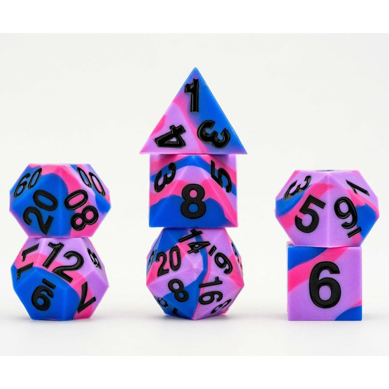 7-Set Sharp Edge Silicone Bisexual Dice