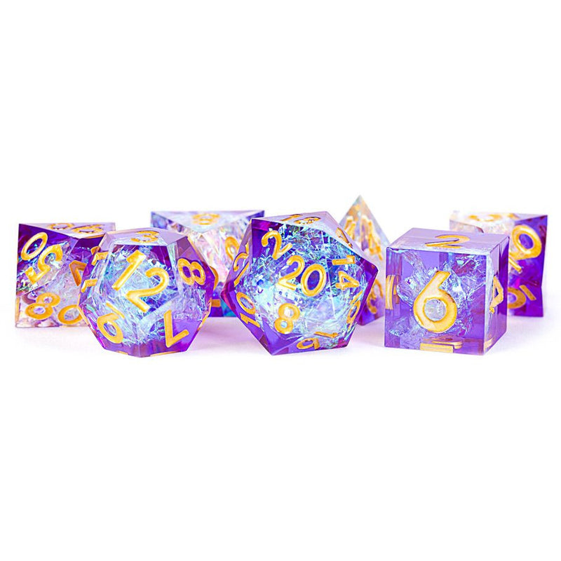 Handcrafted Sharp Edge Resin Dice