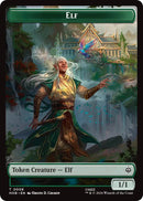 Elf // Dwarf Double-Sided Token [The Hobbit Tokens]