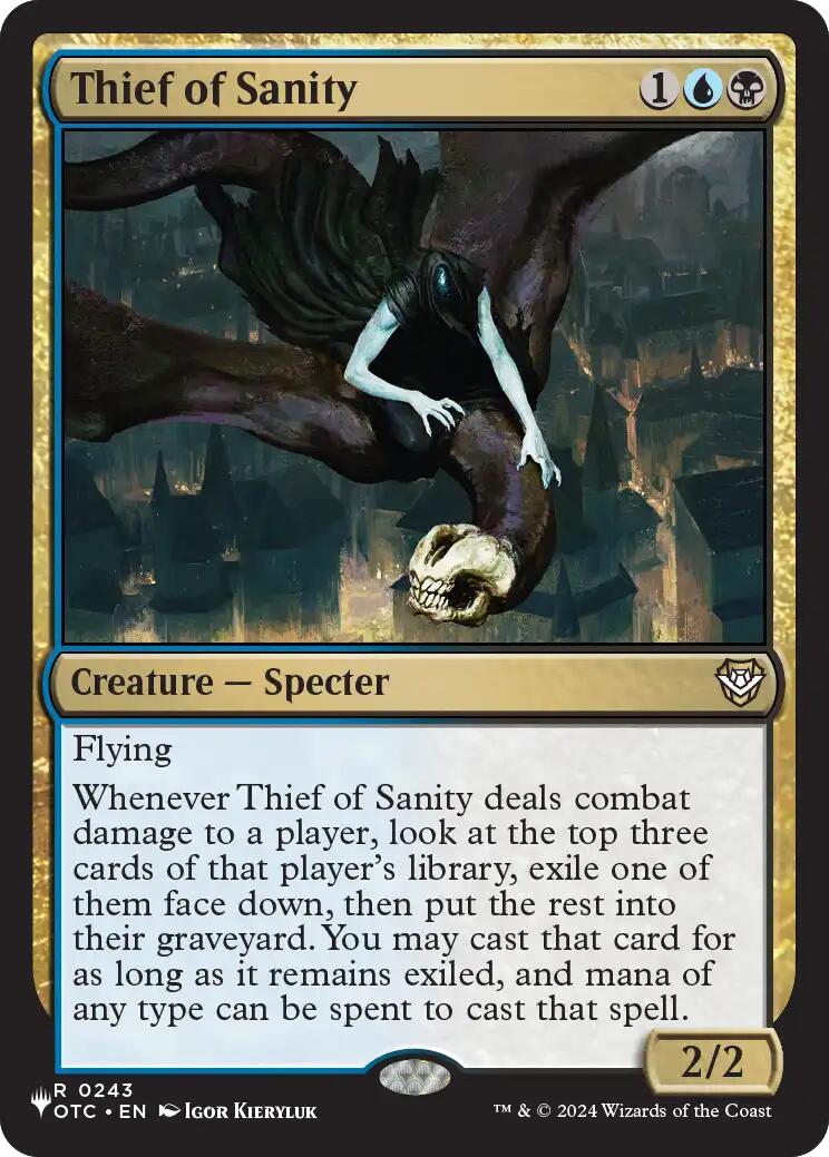 Thief of Sanity [The List]