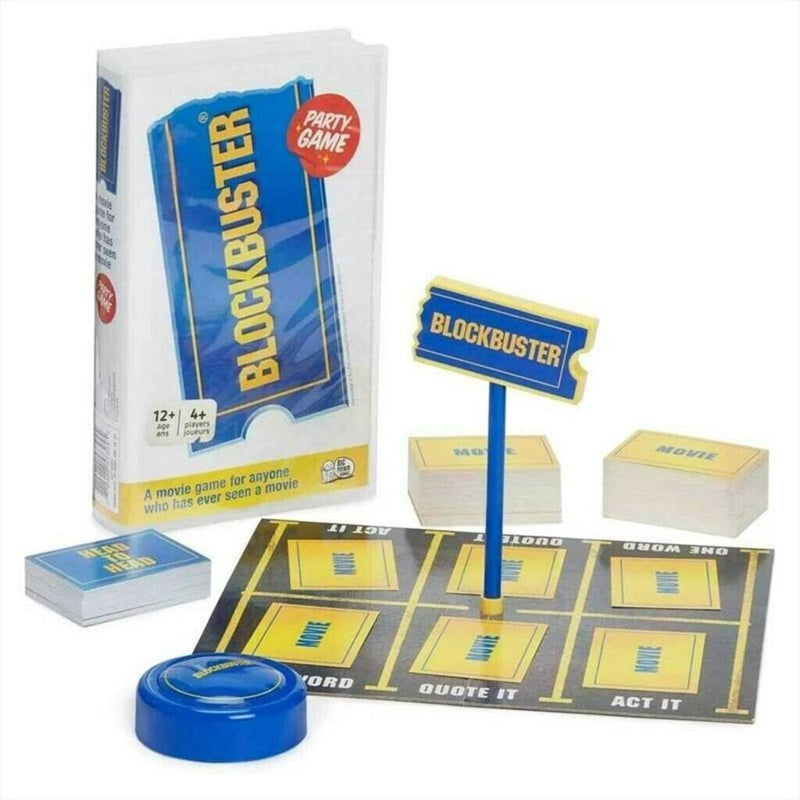 Blockbuster Movie Party Trivia Game