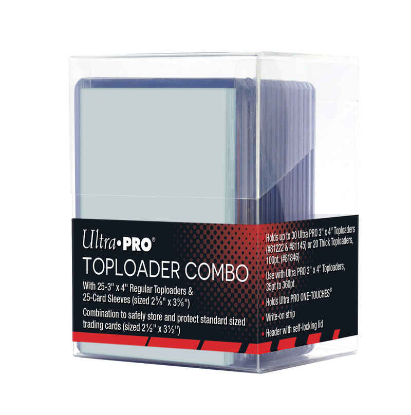 Ultra Pro 3" X 4" Regular Toploader & Card Sleeves Combo Pack
