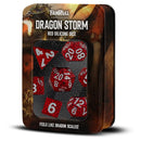 Dragon Storm Silicone Dice: Red Dragon Scales