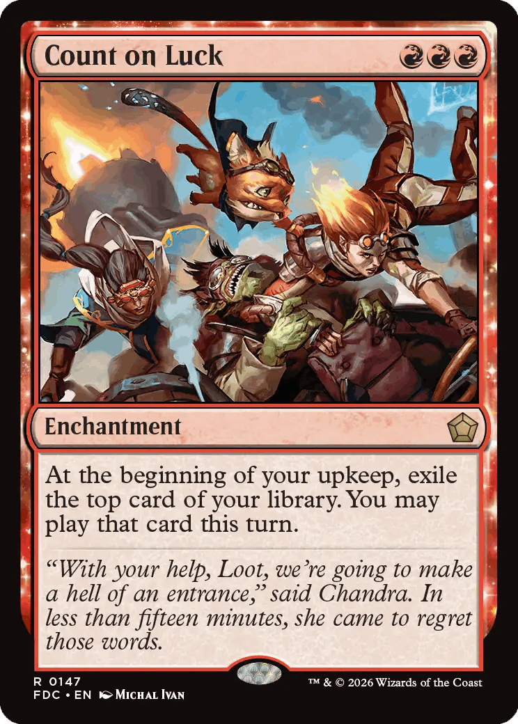Count on Luck [Foundations Commander]