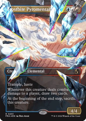 Frostbite Pyromental (Borderless) (Facet Foil) [Reality Fracture]