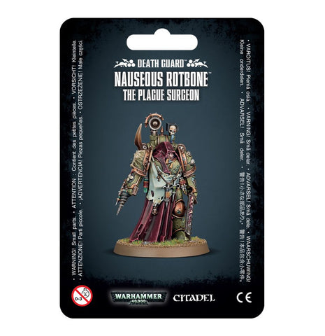 40k Death Guard: Nauseous Rotbone, the Plague Surgeon