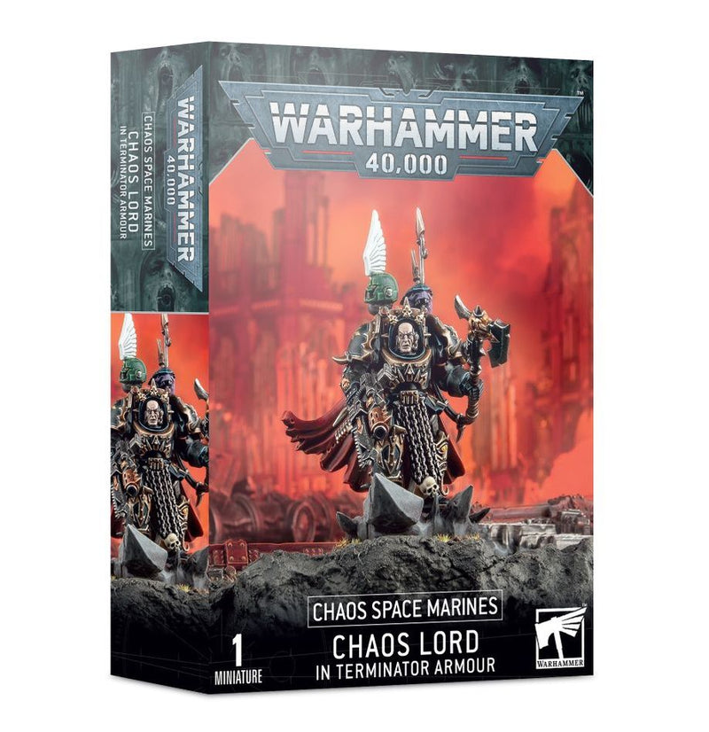 40k Chaos Space Marines: Chaos Lord in Terminator Armour