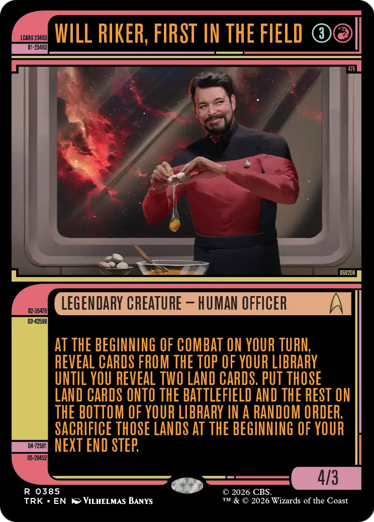 Will Riker, First in the Field (Showcase) [Star Trek]