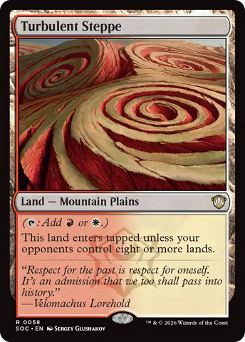 Turbulent Steppe [Secrets of Strixhaven Commander]