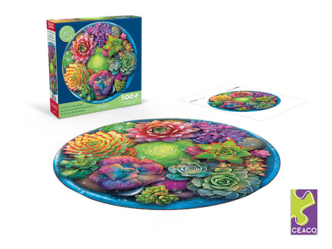 A Circle of Succulents Puzzle