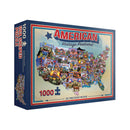 American Vintage Postcard Puzzle