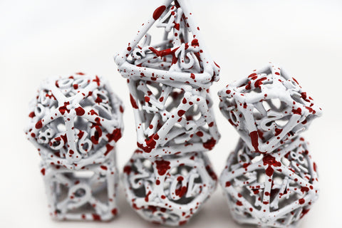 Blood Bones - Hollow Metal RPG Dice Set
