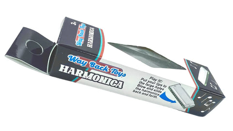 Metal Toy Harmonica - Way Back Toys