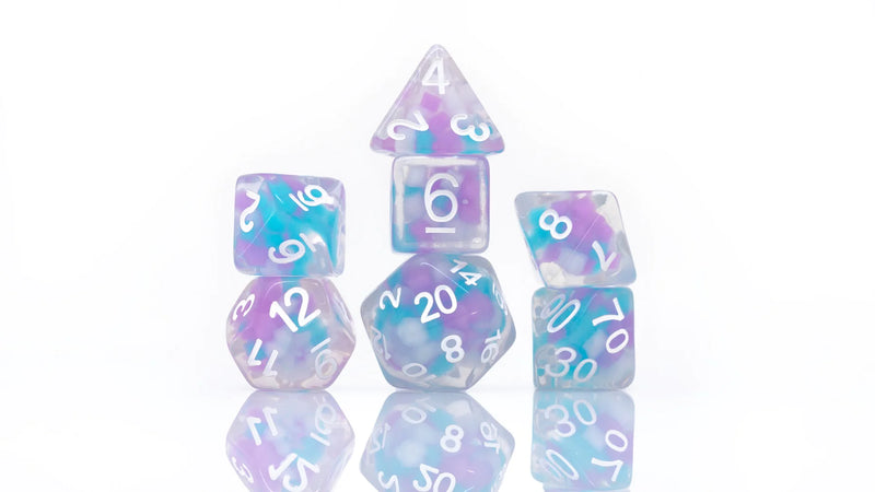 Sirius Dice 7 Dice Set: Glowworms