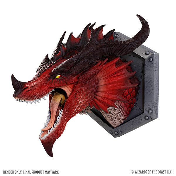 D&D Replicas of the Realms: Red Dragon 12" Trophy Plaque
