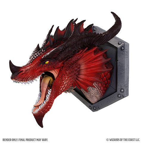 D&D Replicas of the Realms: Red Dragon 12" Trophy Plaque