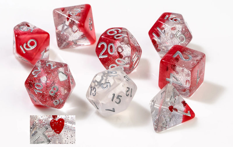 Sirius Dice 7 Dice Set: Confetti