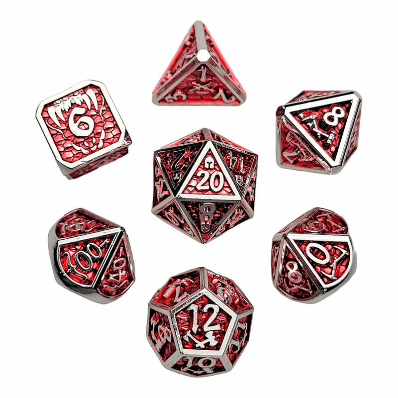 7-Piece Metal Dice Set