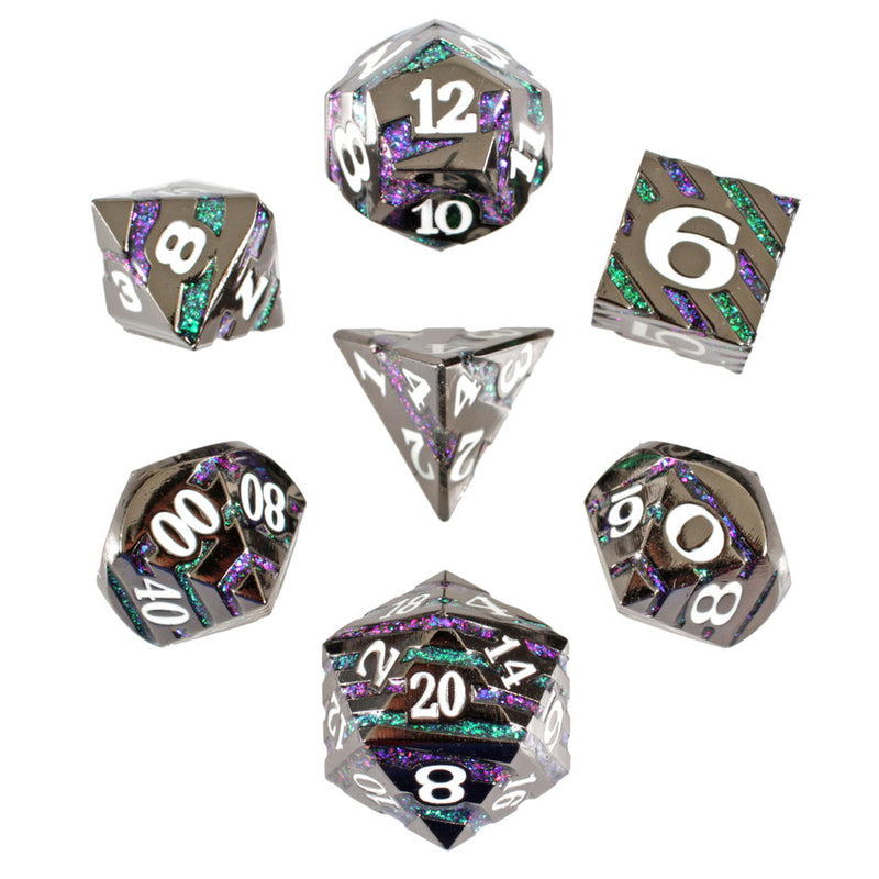 7-Piece Metal Dice Set