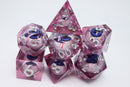 Sharp Edge Moving Eye RPG Dice Set - Bloodshot