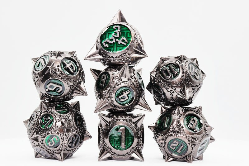 Meteor Storm: Hunter's Moon - Metal RPG Dice Set