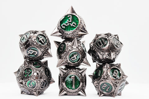 Meteor Storm: Hunter's Moon - Metal RPG Dice Set
