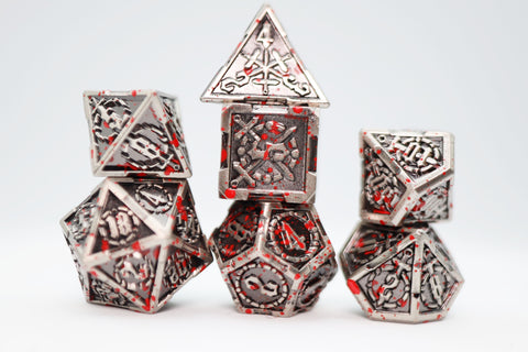 Crossed Swords: Vampiric Sword - Metal RPG Dice Set