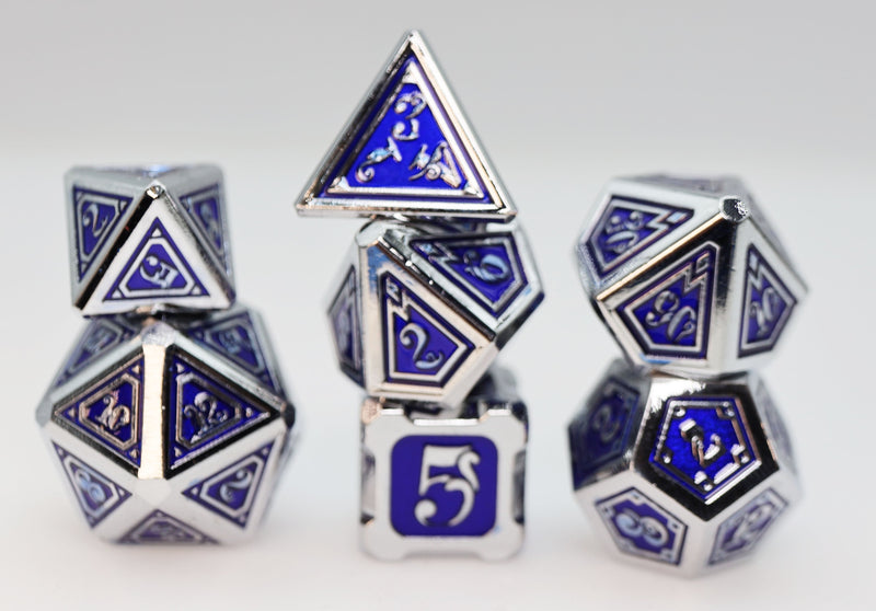 Alchemist Metals: Lightning - Metal RPG Dice Set