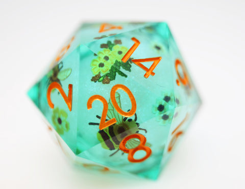 33mm Sharp Edge Liquid Core D20 - Almond Blossoms
