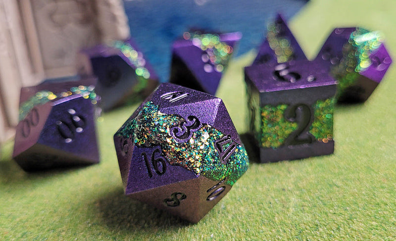 7-Piece Metal Dice Set