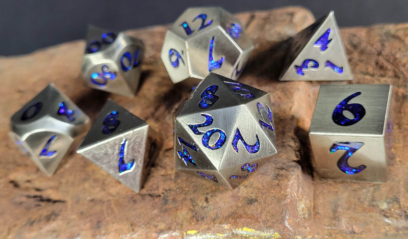 7-Piece Metal Dice Set