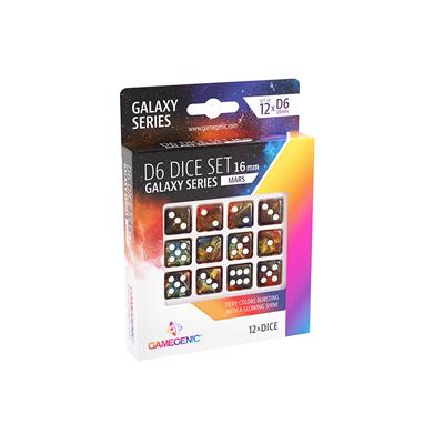 Galaxy Series - D6 Dice Set 16 mm (12 pieces)
