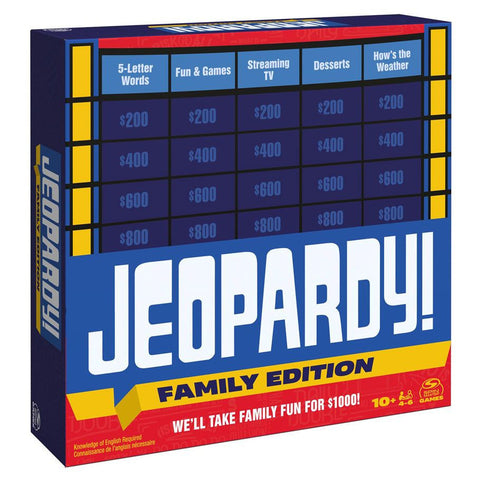 Jeopardy Board Game: Family Edition