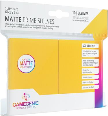 Gamegenic - Matte PRIME Sleeves - 100