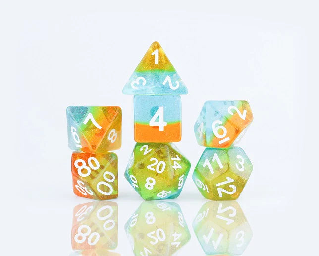 Sirius Dice 7 Dice Set: Celestial