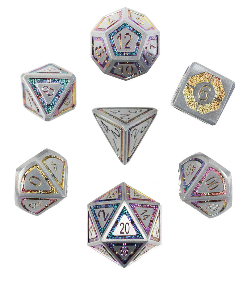 7-Piece Metal Dice Set