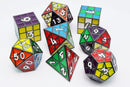 Puzzle Cube: Midnight Metal - Metal 8 piece Dice Set