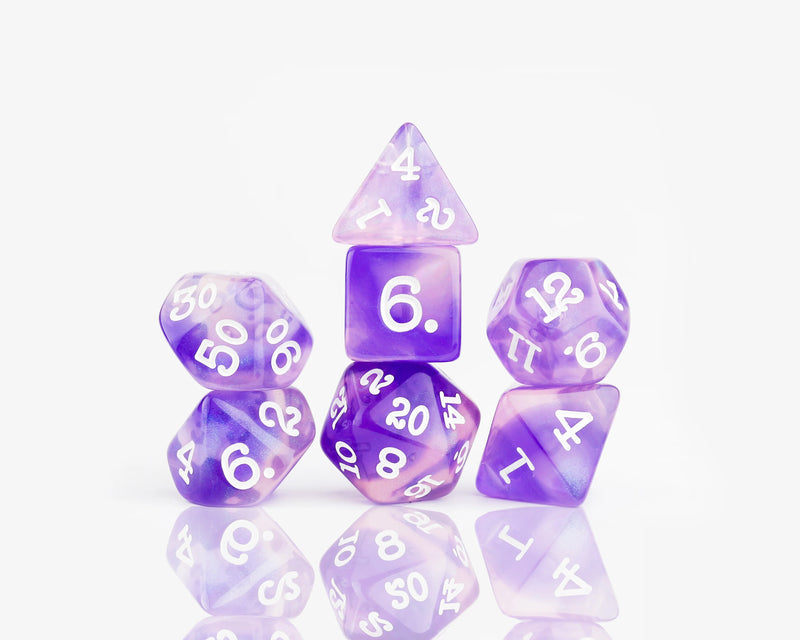 Sirius Dice 7 Dice Set: Shimmer Translucent