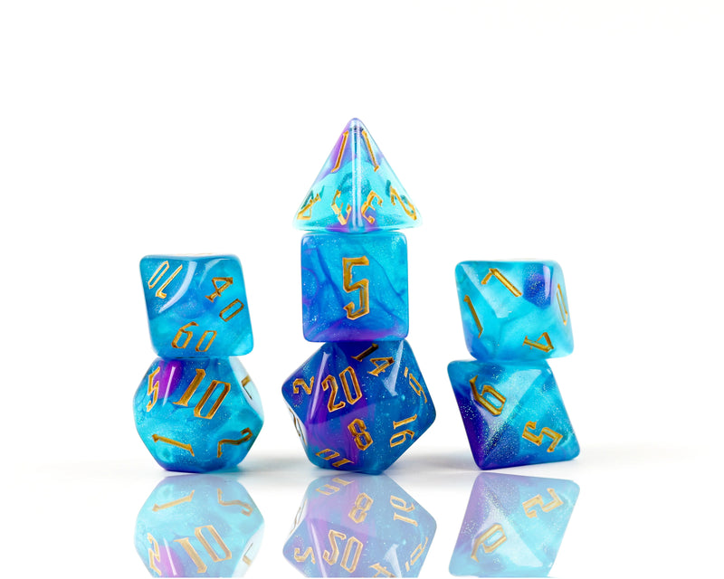 Sirius Dice 7 Dice Set: Nebula